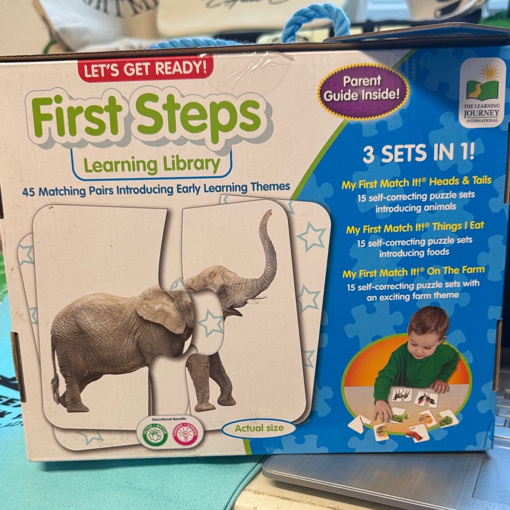 First Steps Learning Library - Colorful Educational Toy Set - Picture 2 of 2